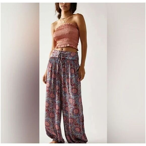Free People Intimately Be Right Back Cropped Tube Top Size in Rose XS *fits Med - Picture 3 of 4